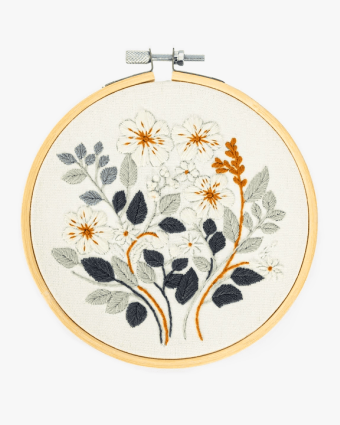 Kit Broderie - White Dream - avec Tambour 15cm - Mercerine