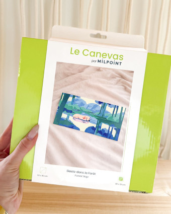Kit Canevas Complet - Sieste dans la forêt - Mercerine