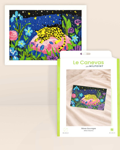 Kit Canevas Complet - Rêves Sauvages - Mercerine