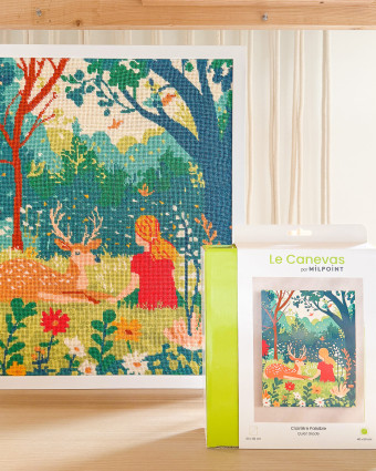 Kit Canevas Complet - Clairière Paisible - Mercerine