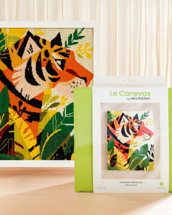 Kit Canevas Complet - Chasseur Silencieux - Mercerine