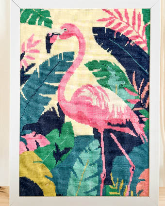 Kit Canevas Complet - Flamand Tropical - Mercerine