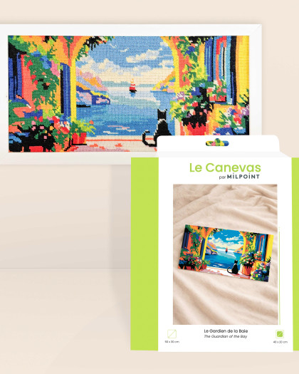 Kit Canevas Complet - le Gardien de la Baie - Mercerine