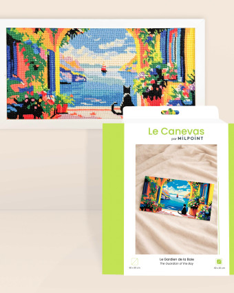 Kit Canevas Complet - le Gardien de la Baie - Mercerine