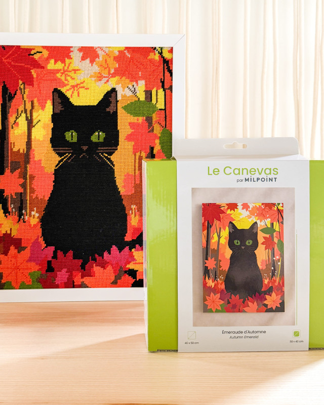 Kit Canevas Complet - Emeraude d'Automne - Mercerine