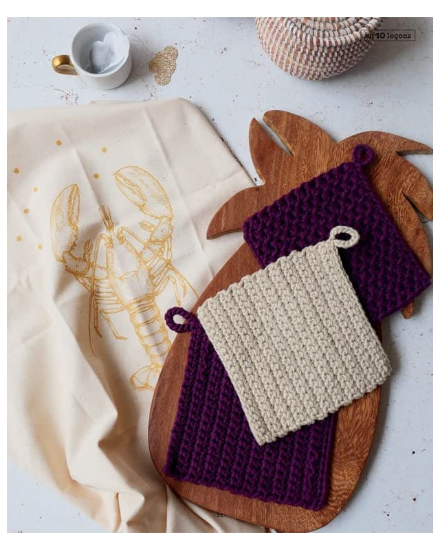 Livre Crochet - Apprendre le crochet en 10 leçons - Mercerine