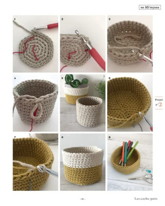 Livre Crochet - Apprendre le crochet en 10 leçons - Mercerine