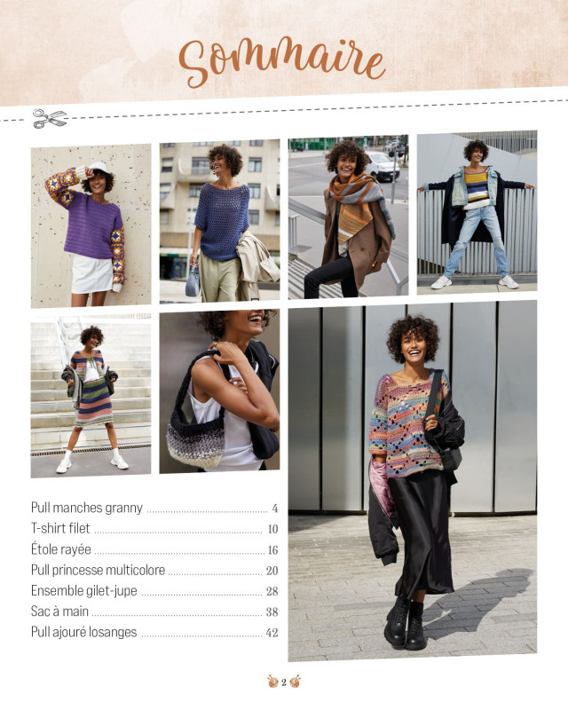 Livre Crochet - Mon dressing 100% Granny Square - Mercerine
