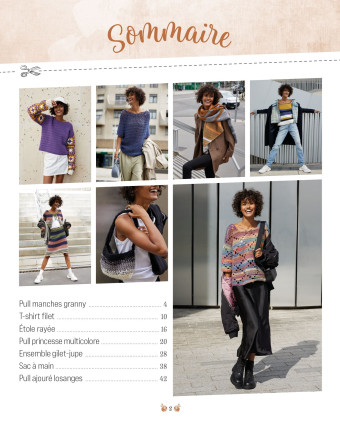 Livre Crochet - Mon dressing 100% Granny Square - Mercerine