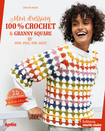 Livre Crochet - Mon dressing 100% Granny Square - Mercerine
