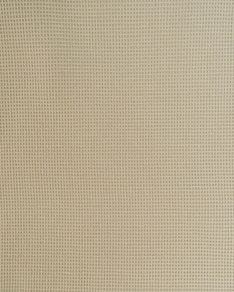 Tissu Coton Mini Waffle Ecru - Mercerine