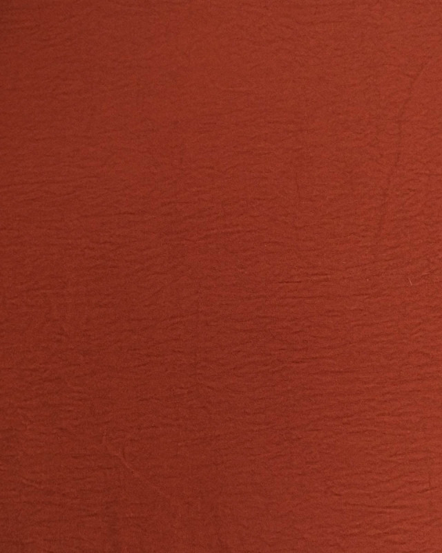 Tissu Touché Peau de Pêche Terracotta
