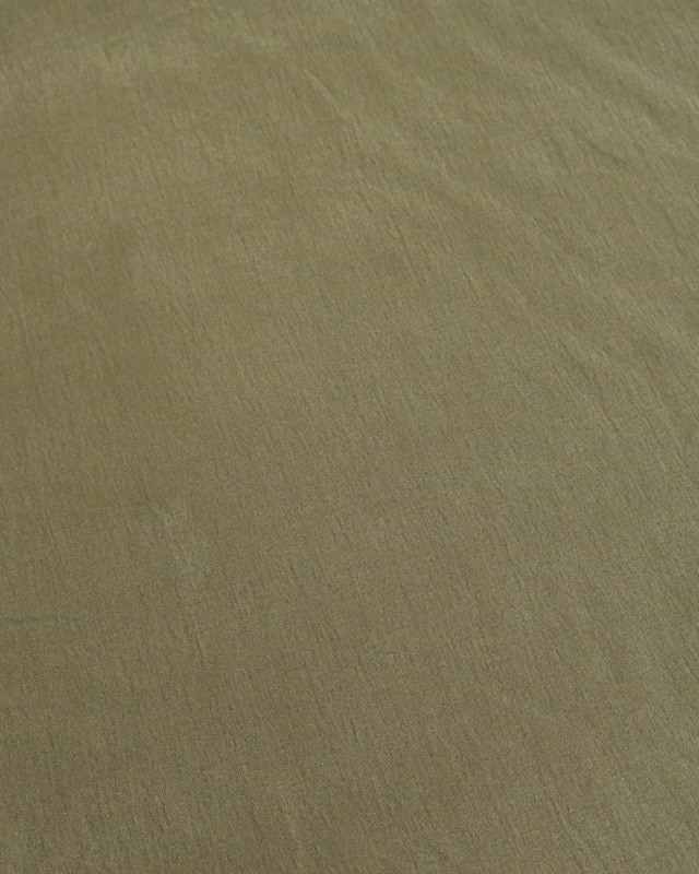 Tissu Tencel Peau de Pêche Kaki - Mercerine