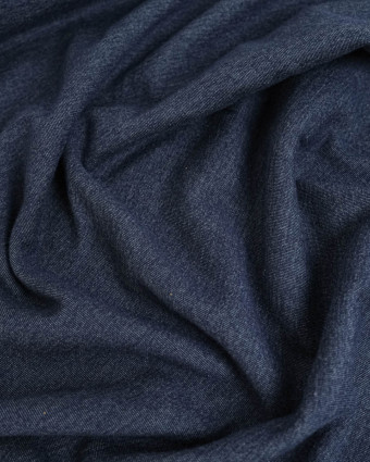 Maille Lourde petite côte Bleu Jean - Mercerine