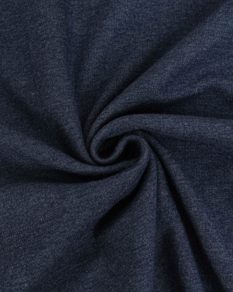 Maille Lourde petite côte Bleu Jean - Mercerine