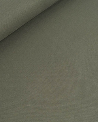 Tissu Polo Maille Piquée Kaki - Mercerine