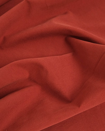 Tissu Viscose Effet Tencel Terracotta - Mercerine