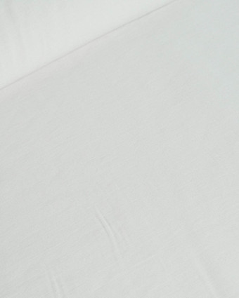 Tissu Viscose Effet Tencel Blanc Cassé - Mercerine
