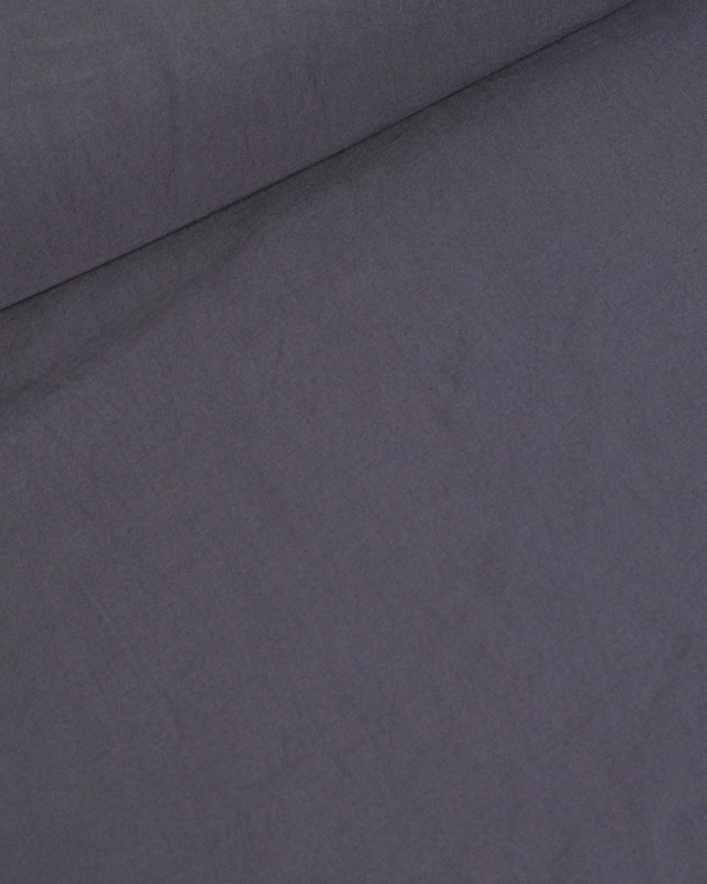 Tissu Viscose Effet Tencel Gris Foncé - Mercerine