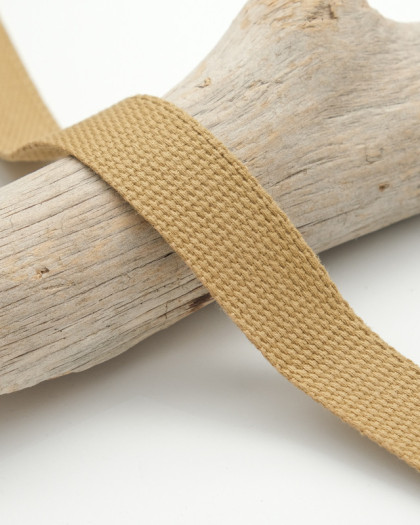 Sangle Coton Beige Taupe - Mercerine
