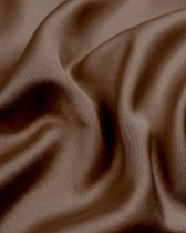 Tissu Satin Microfibre Uni Duchesse Chocolat