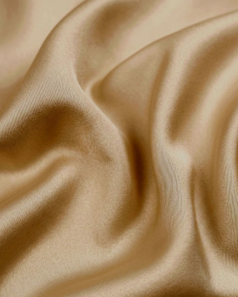 Tissu Satin Microfibre Uni Duchesse Dore - Mercerine