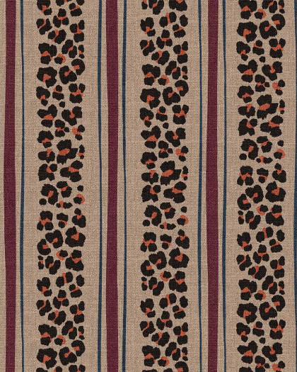 Demi Natte Mini Léopard à Rayures Beige - Mercerine