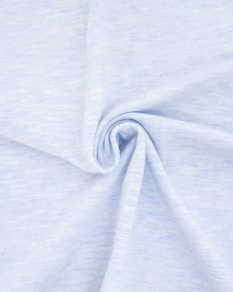 Jersey Mélangé Layette Bleu - Mercerine