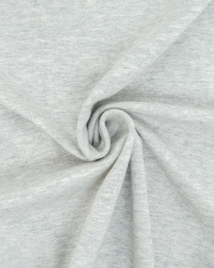 Jersey Mélangé Gris - Mercerine