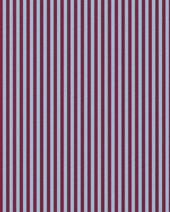 Tissu Coton à Rayures Bordeaux Bleu - Mercerine