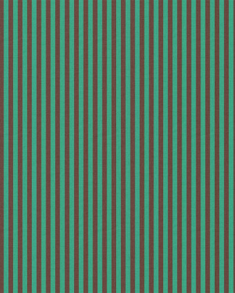 Tissu Coton à Rayures Vert Chocolat - Mercerine