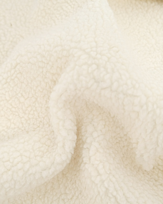 Tissu Denim Envers Sherpa Montana Bleu - Mercerine