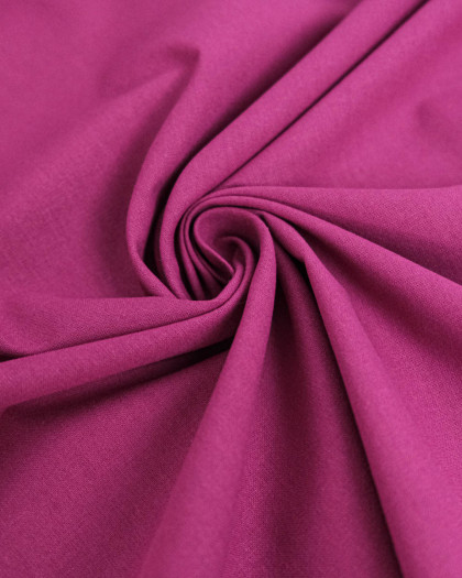 Tissu Coton Uni Rose Dahlia Antoine - Mercerine