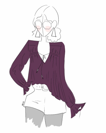 Patron Blouse et Robe - Louison - Germain Patrons - Mercerine