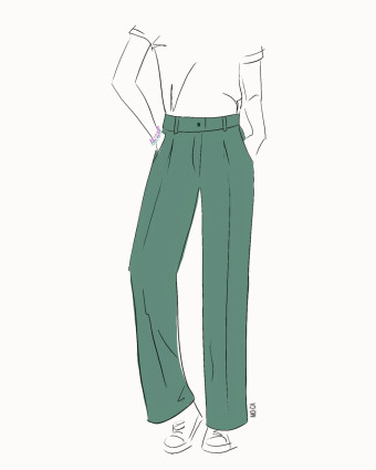 Patron Pantalon - Margaret - Germain Patron - Mercerine