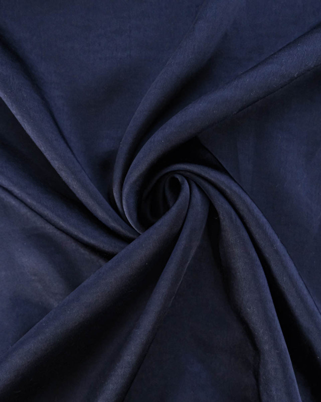 Tissu Satin Marine - Mercerine