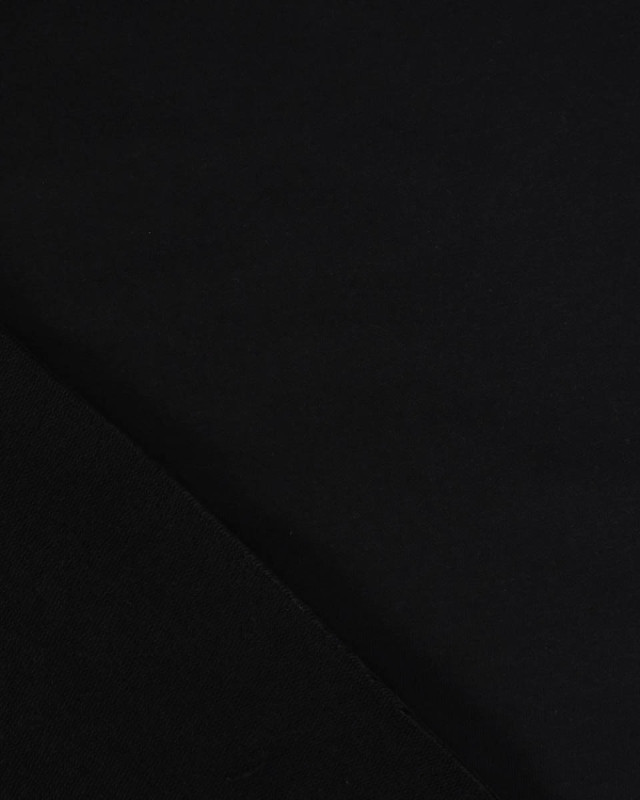 Tissu Jogging French Terry Noir - Mercerine