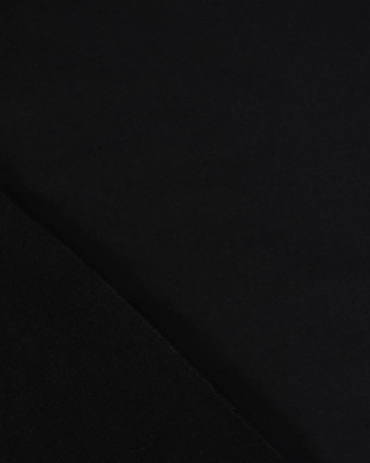 Tissu Jogging French Terry Noir - Mercerine