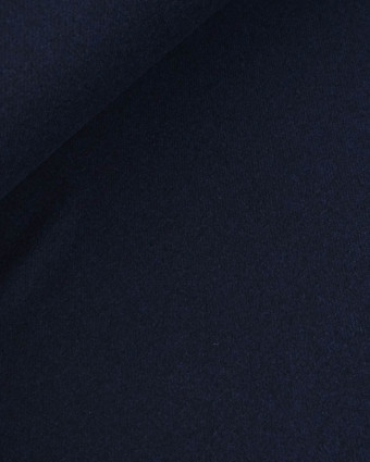 Tissu 100% laine bleu marine - Mercerine