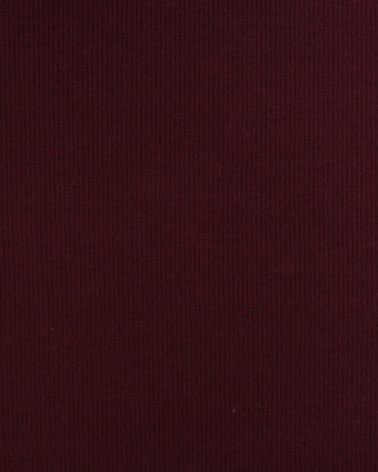 Maille Côtelée Bordeaux - Mercerine