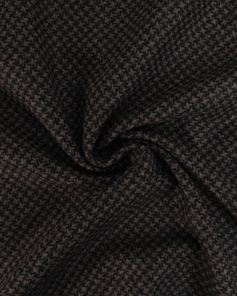 Tissu 100% Laine Motif Damier - Mercerine