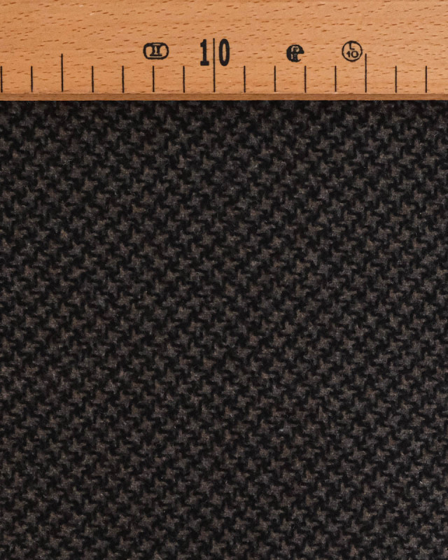 Tissu 100% Laine Motif Damier - Mercerine