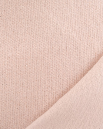 Maille Douce Nova Rose Poudré Lurex Argent - Mercerine