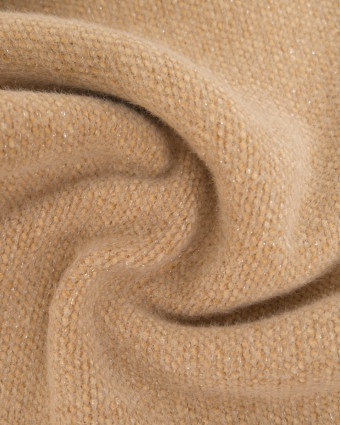 Maille Douce Nova Beige Lurex Argent - Mercerine