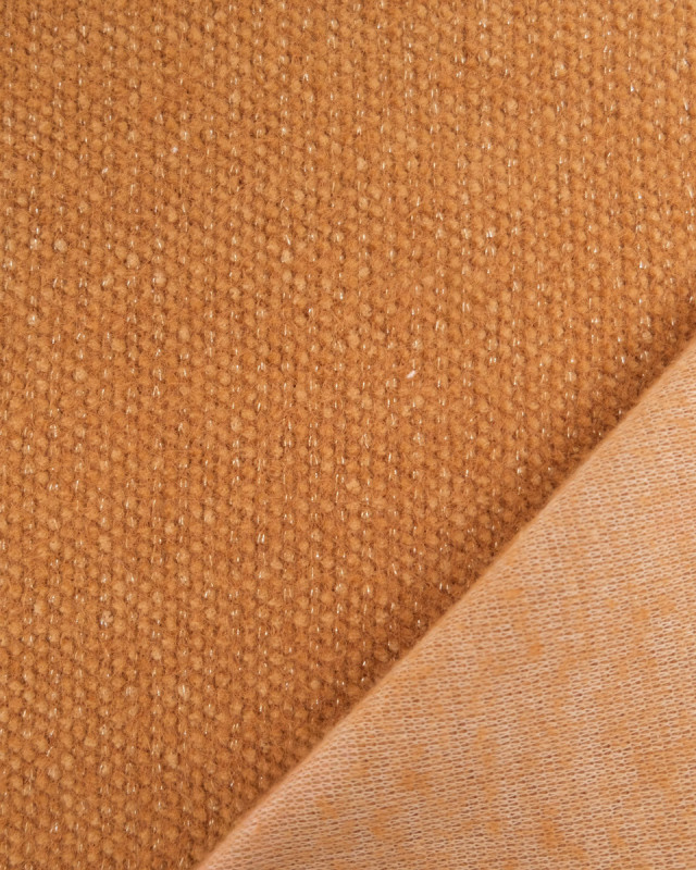 Maille Douce Nova Caramel Lurex Argent - Mercerine