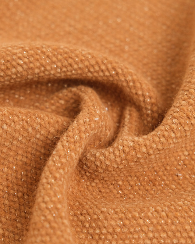 Maille Douce Nova Caramel Lurex Argent - Mercerine