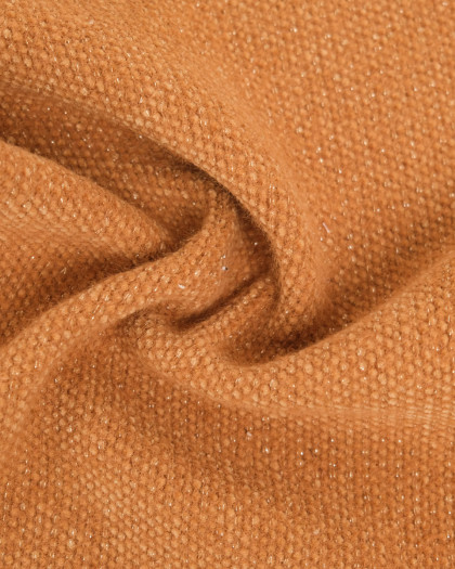 Maille Douce Nova Caramel Lurex Argent - Mercerine
