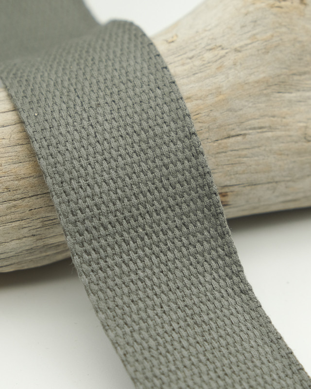 Sangle Coton Gris Fonce - Mercerine
