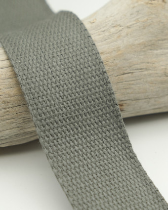 Sangle Coton Gris Fonce - Mercerine