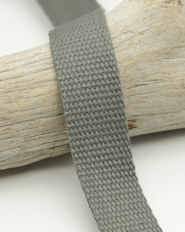 Sangle Coton Gris Fonce - Mercerine